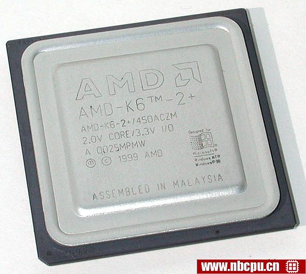AMD Mobile K6-2+ 450 MHz - AMD-K6-2+/450ACZM