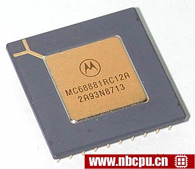 Motorola MC68881RC12 / MC68881RC12A / MC68881RC12B