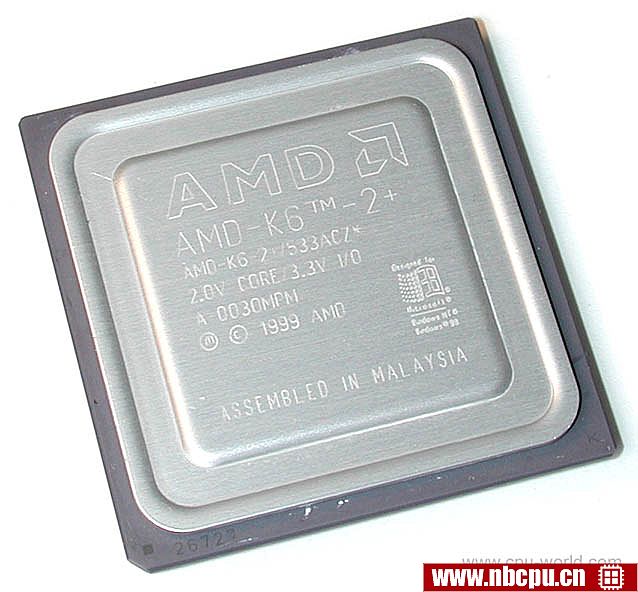 AMD Mobile K6-2+ 533 MHz - AMD-K6-2+/533ACZ
