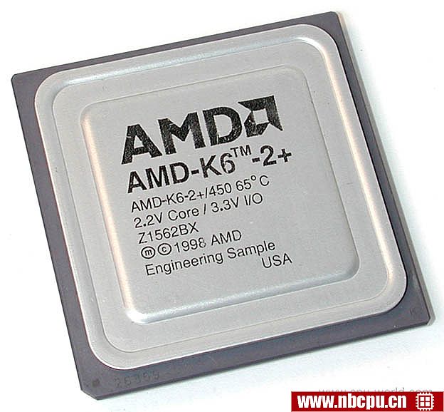 AMD Mobile K6-2+ 450 MHz - AMD-K6-2+/450 65C 2.2V