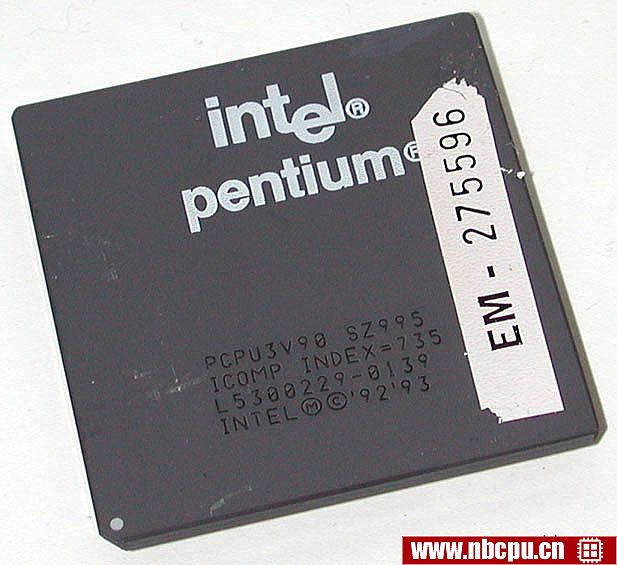 Intel Pentium 90 - PCPU3V90