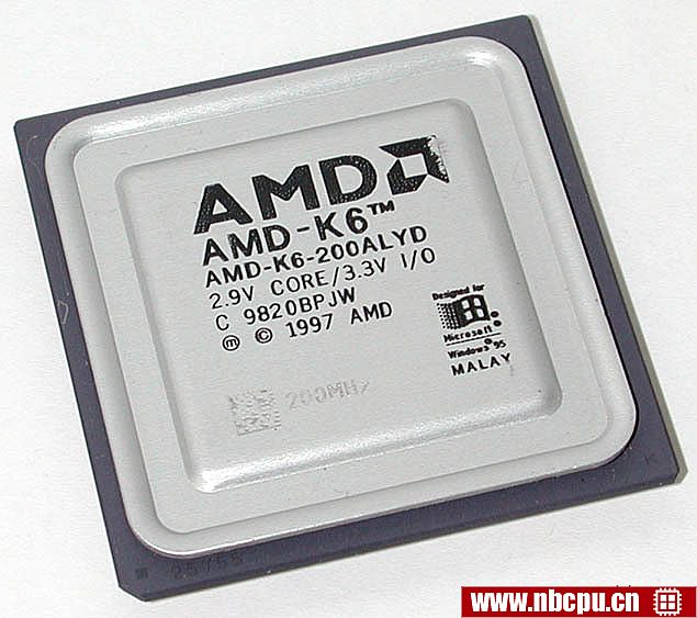 AMD K6 200 MHz - AMD-K6-200ALYD