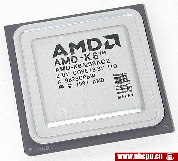AMD Mobile K6 233 MHz - AMD-K6/233ACZ