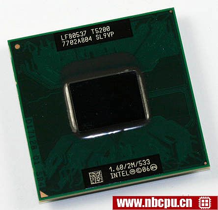 Intel Core 2 Duo Mobile T5200 LF80537GE0252M