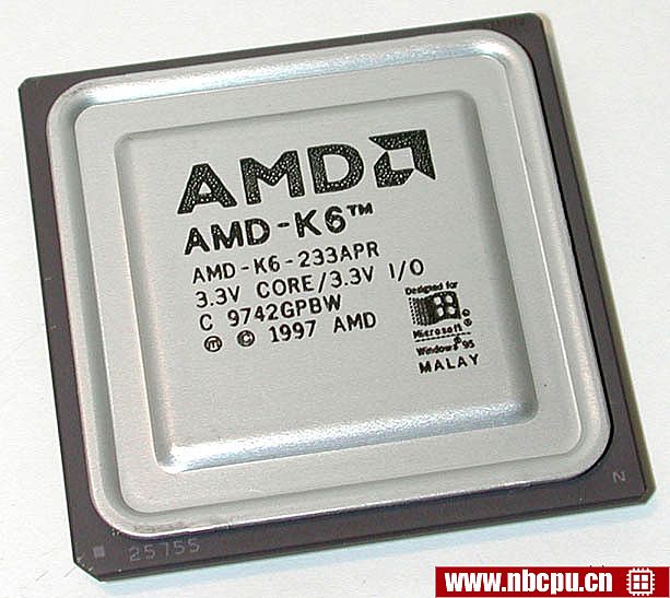 AMD K6 233 MHz - AMD-K6/233APR