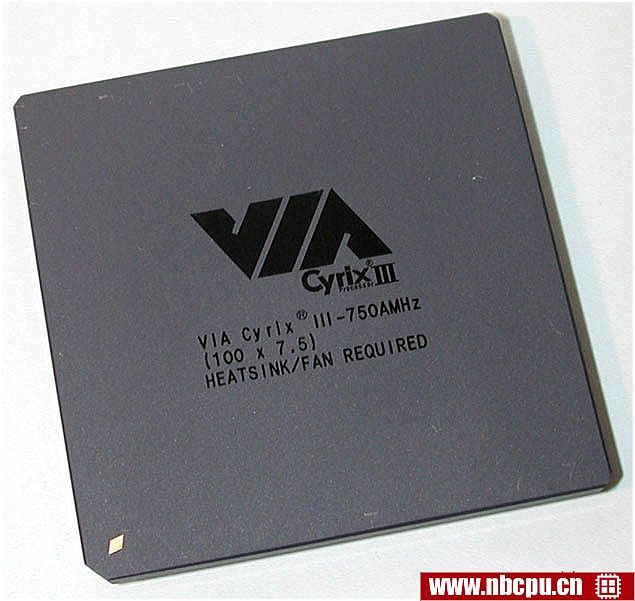 VIA C3-750AMHz / Cyrix III-750AMHz