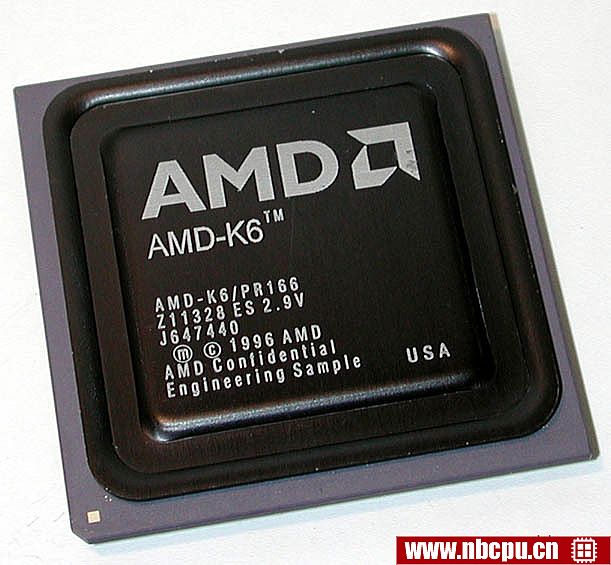 AMD K6 166 MHz - AMD-K6/PR166 (black) (ES)