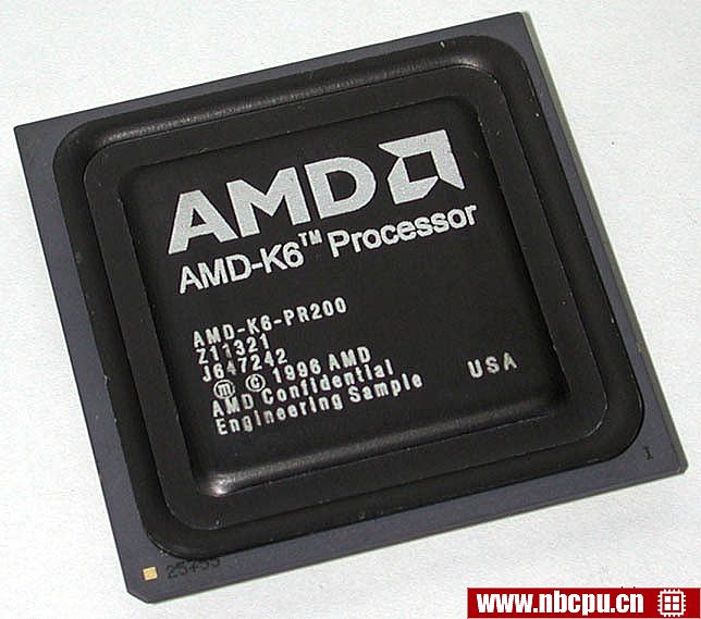 AMD K6 200 MHz - AMD-K6/PR200 (black ES)