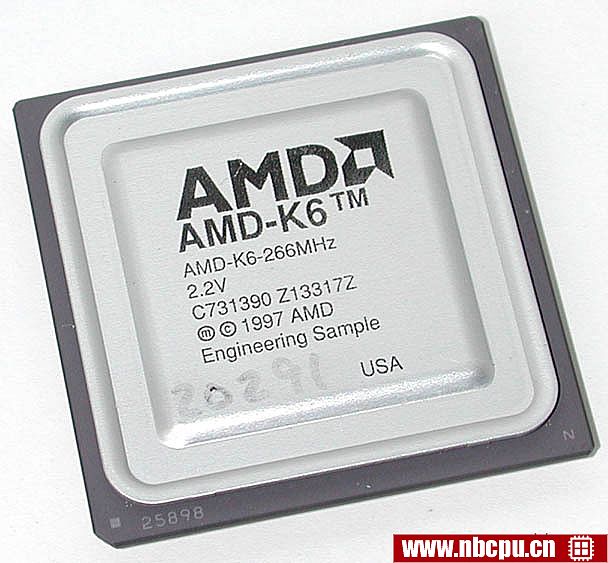 AMD K6 266 MHz - AMD-K6-266MHz (2.2V engineering sample)