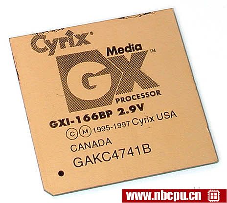 Cyrix GX1-166BP 2.9V