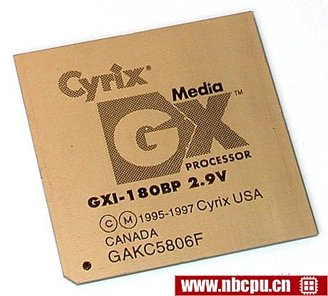 Cyrix MediaGX GX1-180BP 2.9V