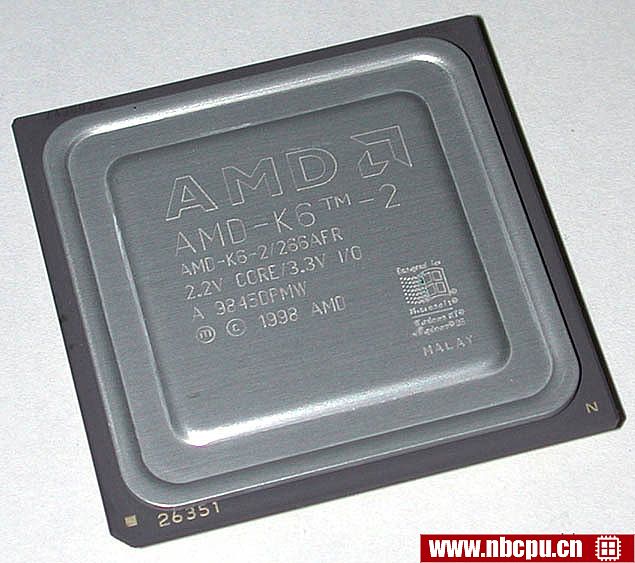 AMD K6-2 266 MHz - AMD-K6-2/266AFR