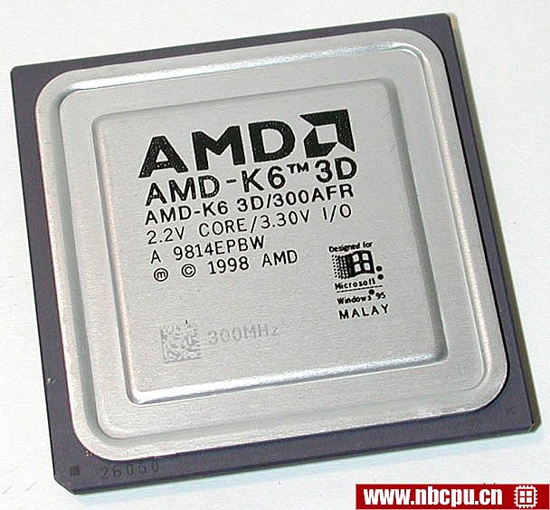 AMD K6-2 300 MHz - AMD-K6 3D/300AFR