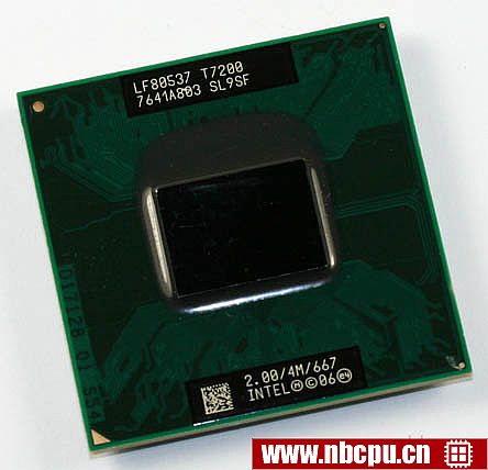 Intel Core 2 Duo Mobile T7200 LF80537GF0414M (BX80537T7200)