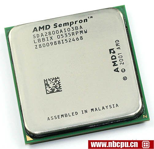 AMD Sempron 64 2800+ - SDA2800AIO3BA (SDA2800BABOX / SDA2800CVBOX)