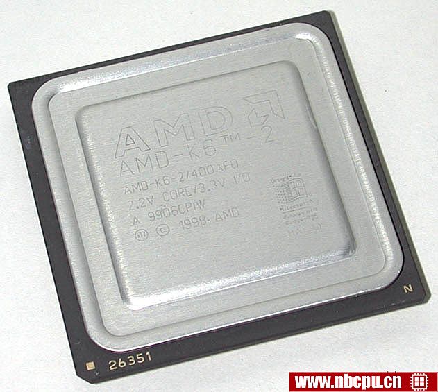 AMD K6-2 400 MHz - AMD-K6-2/400AFQ