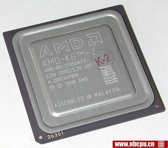 AMD K6-2 450 MHz - AMD-K6-2/450AFX