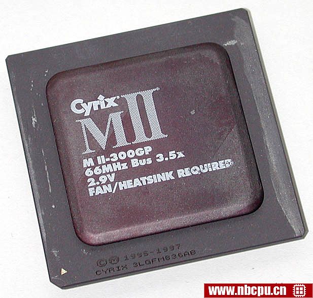 Cyrix MII-300GP (66 MHz 2.9V FCPGA)