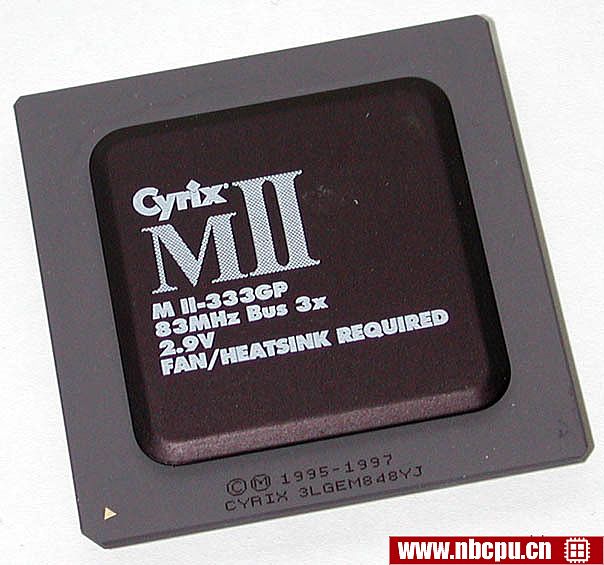 Cyrix MII-333GP (83 MHz 2.9V FCPGA)