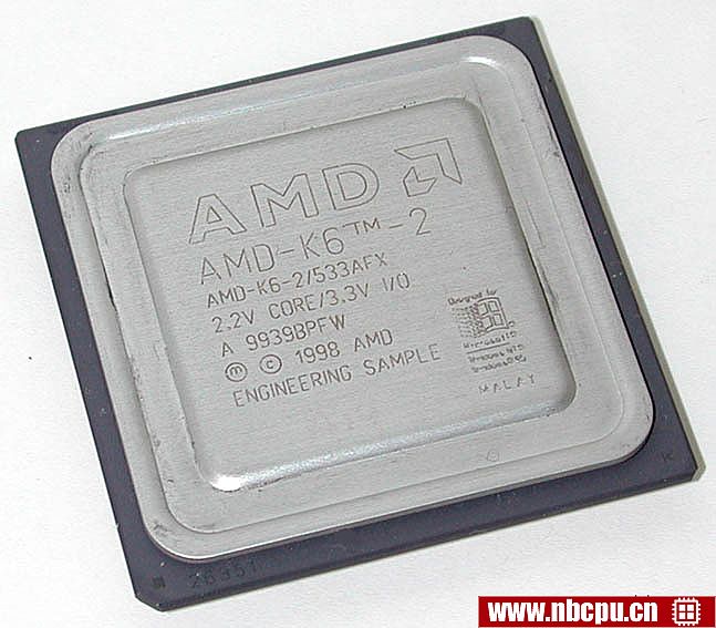 AMD K6-2 533 MHz - AMD-K6-2/533AFX
