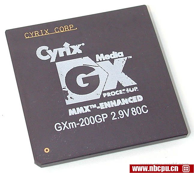 Cyrix MediaGX GXm-200GP 2.9V 80C