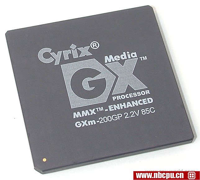 Cyrix MediaGX GXm-200GP 2.2V 85C