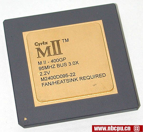 Cyrix MII-400GP (95 MHz 2.2V)