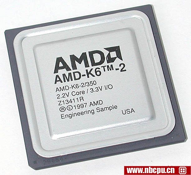 AMD K6-2 350 MHz - AMD-K6-2/350 (2.2V ES)