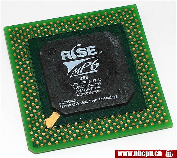 Rise Technology MP6 PR 266 MHz - MP6441RPFH4-Q