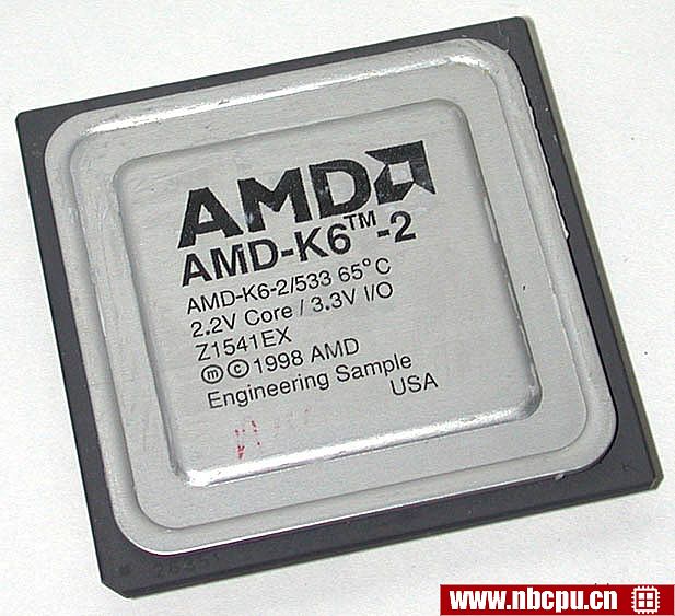 AMD K6-2 533 MHz - AMD-K6-2/533 (65C 2.2V ES)