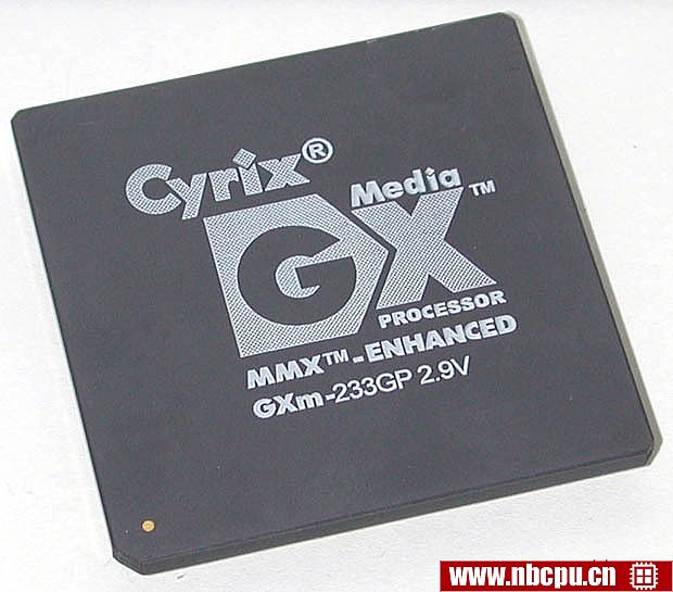 Cyrix MediaGX GXm-233GP 2.9V