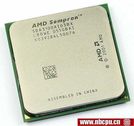 AMD Sempron 64 3100+ - SDA3100AIO3BX (SDA3100BXBOX)
