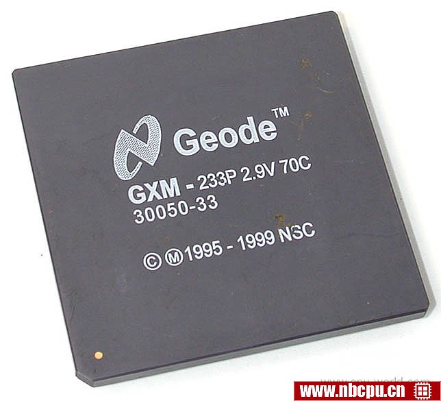 National Semiconductor Geode GXm-233P 2.9V 70C