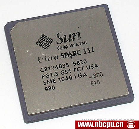 Sun Microsystems UltraSparc IIi 300 MHz - SME1040LGA-300